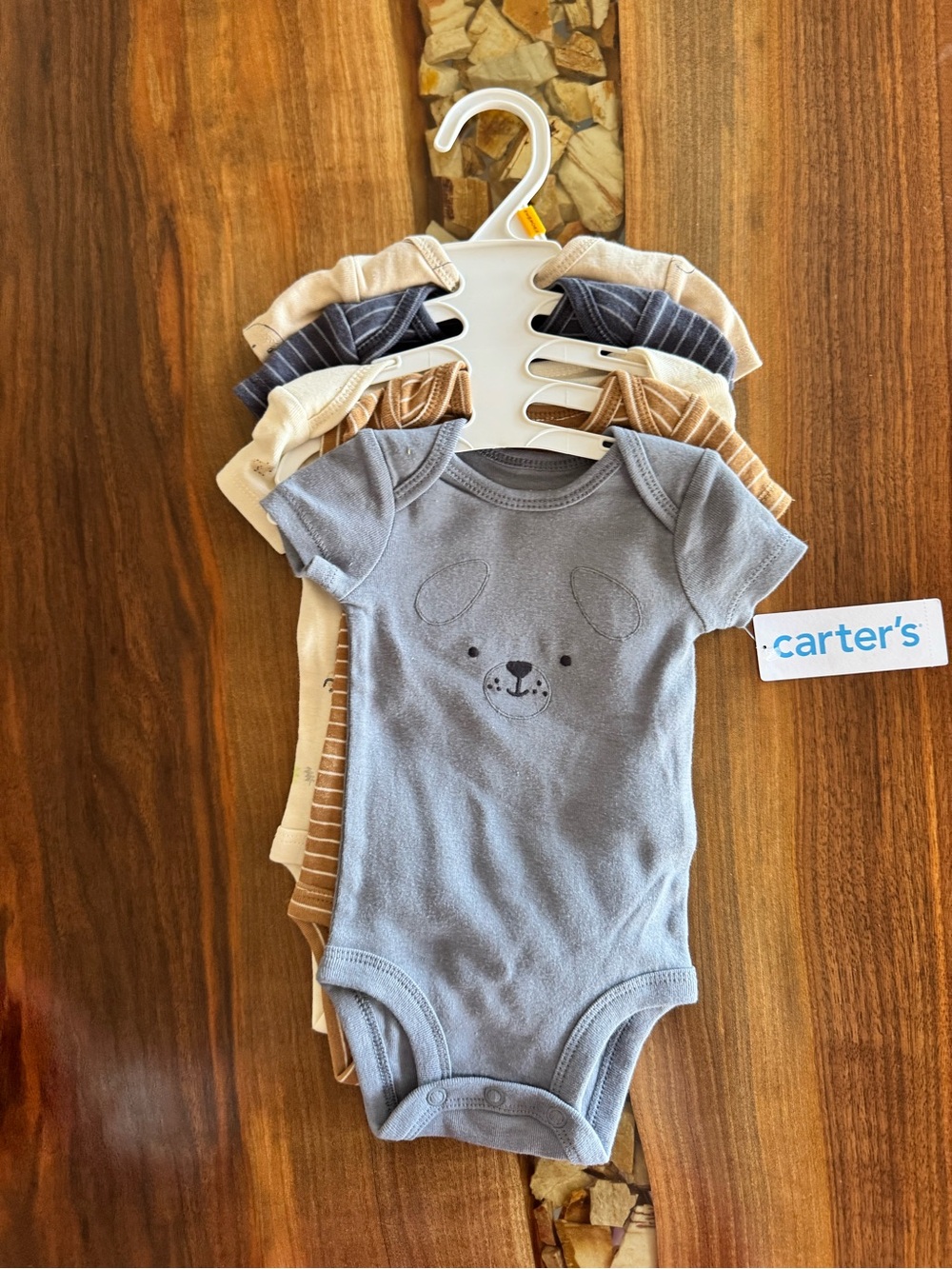 Carter's Gray Short Sleeve Pack